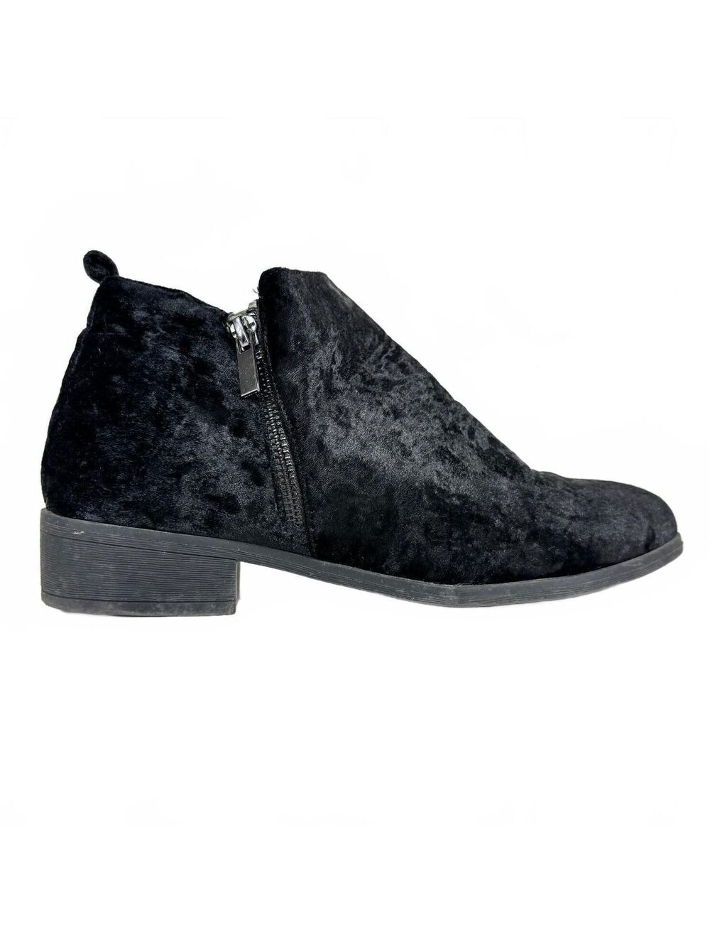 Bamboo Black Ankle Boots Women's Size 9